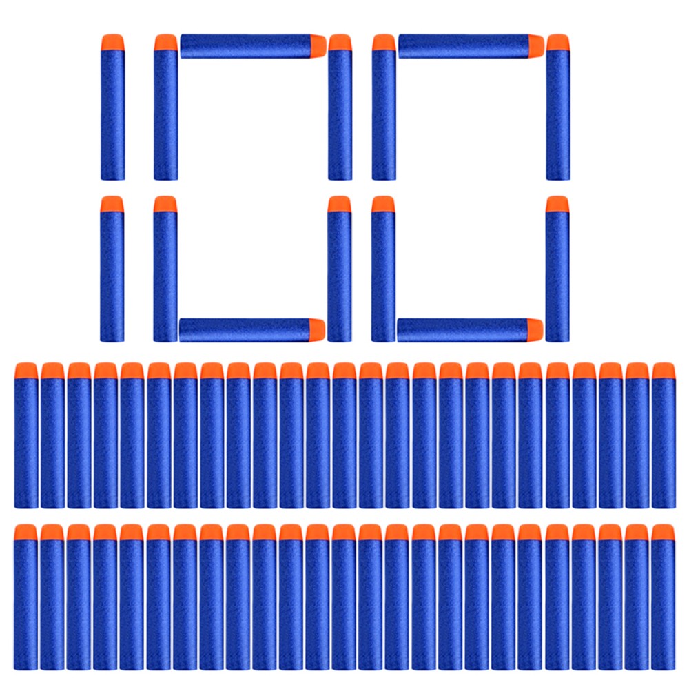 7.2cm EVA Soft Bullets for Nerf Hollow Hole Head Refill Darts Outdoor Toy Boys Gun