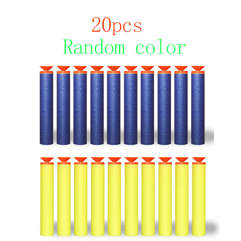 7.2cm EVA Soft Bullets for Nerf Hollow Hole Head Refill Darts Outdoor Toy Boys Gun