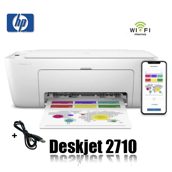 HP DESKJET 2710 WIRELESS Plug &amp; Print, Copy &amp; Scan