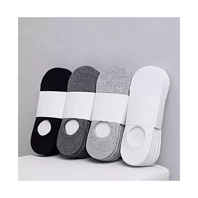 Fashion 6 Prs No Show Ankle Socks - MULTICOLOUR