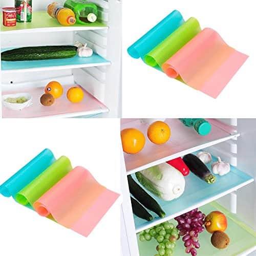 4pcs set PVC fridge mats.