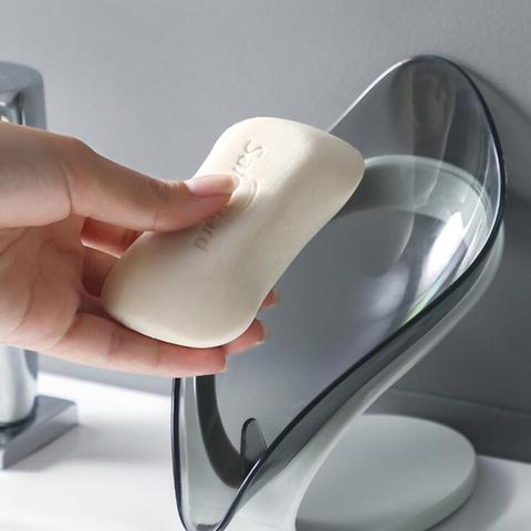 Leaf soap holder for kitchen