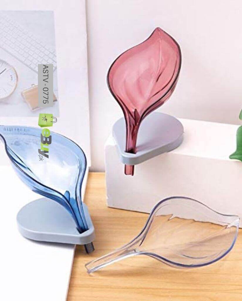 Leaf soap holder for kitchen