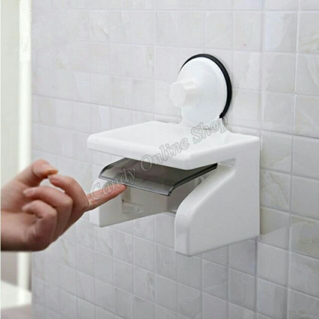 Water proof tissue + phone holder.sticks with suction