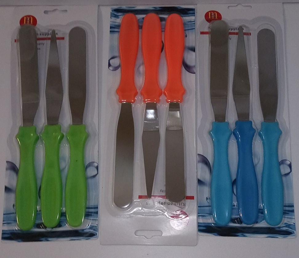 3-1 cake pallet knifes.light gauge
