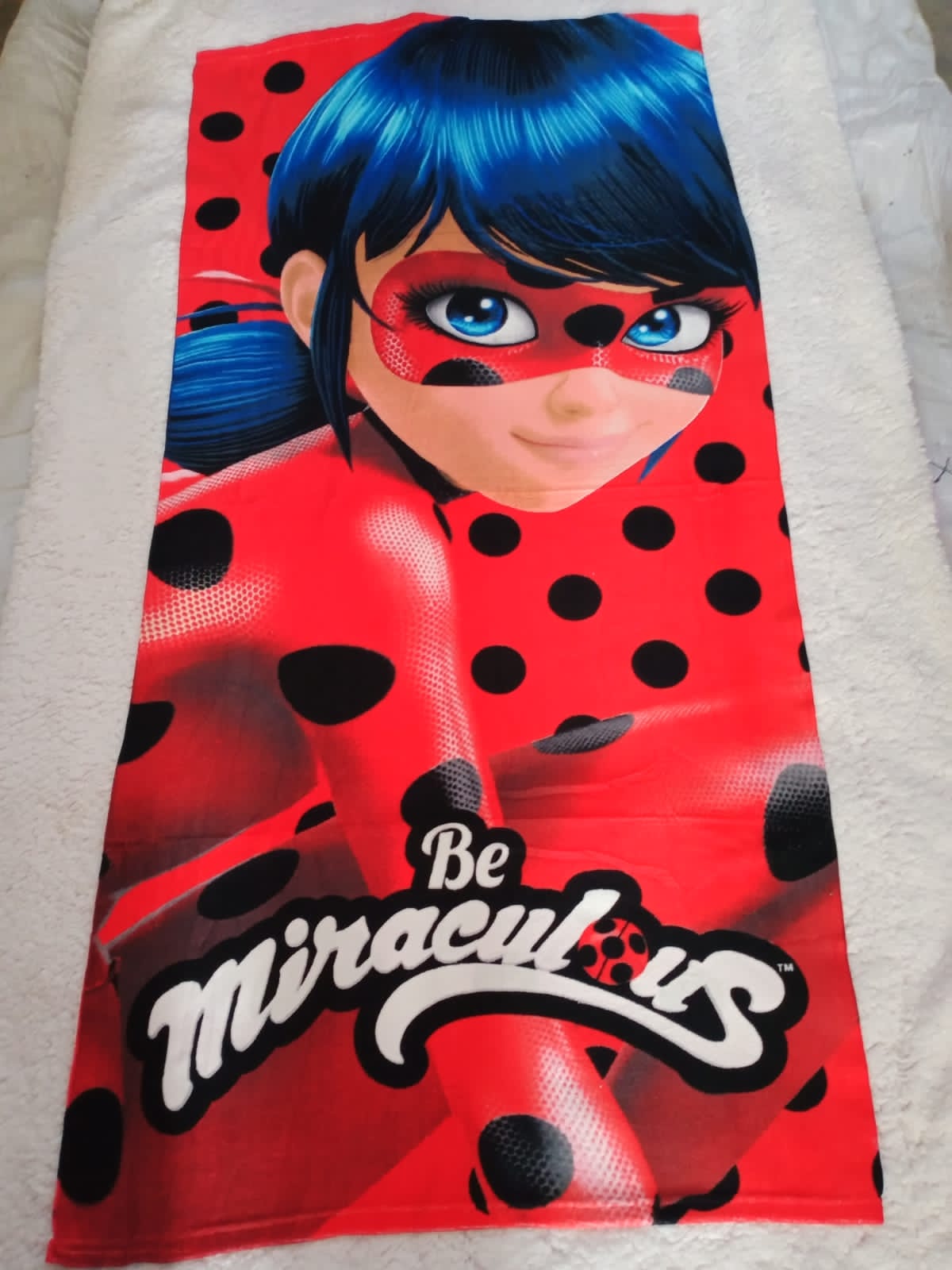 Cartoon themed towels for kids.