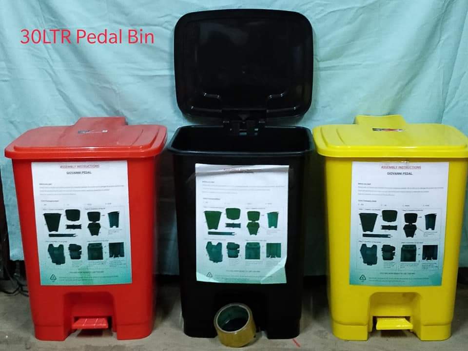 High quality Heavy Plastic pedal dust Bin