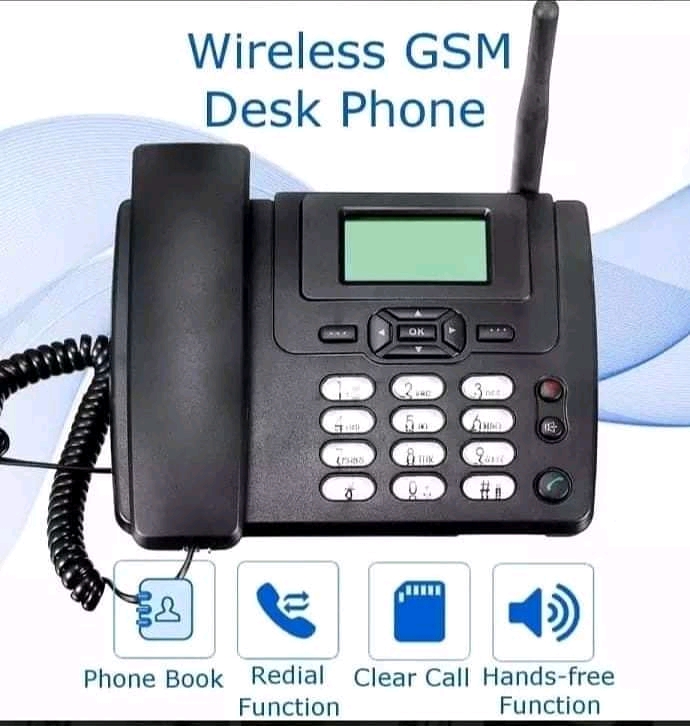 Wireless home and office desk top phones