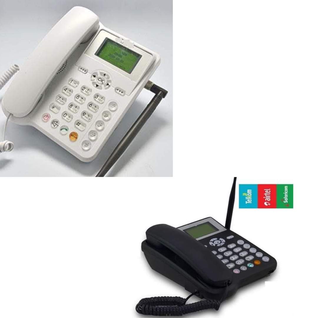 Wireless home and office desk top phones