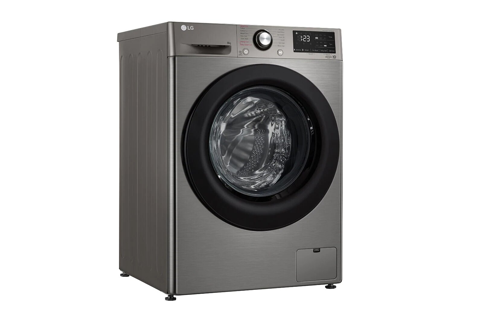 (LIMITED OFFER)LG Smart Diagnosis F4R3TYG6P washing machine  with 2 years warranty AI DD Motor Front Load 6 Motions Washing Machine  AI DD 8 Kg Front Load Washing Machine Bigger Capacity