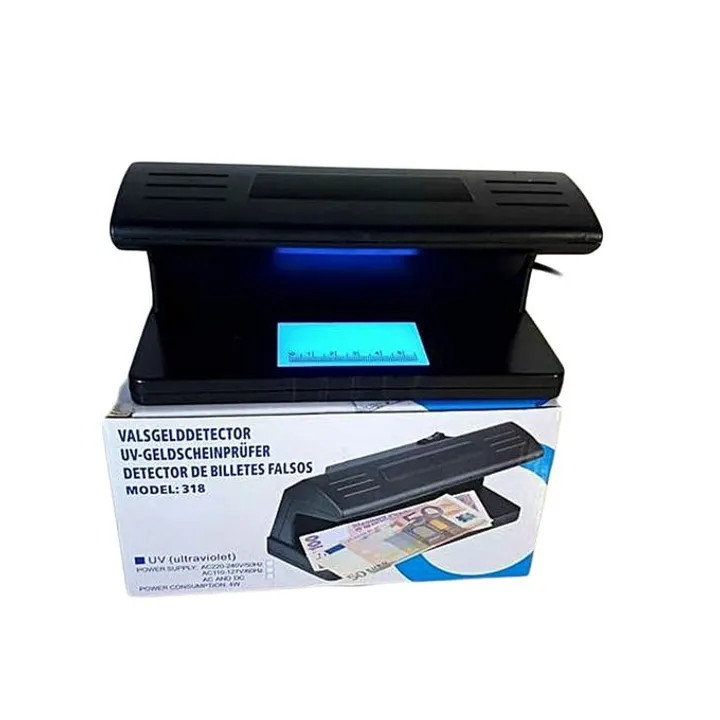 Counterfeit money detector machine -ultraviolet UV detector- fake money checker