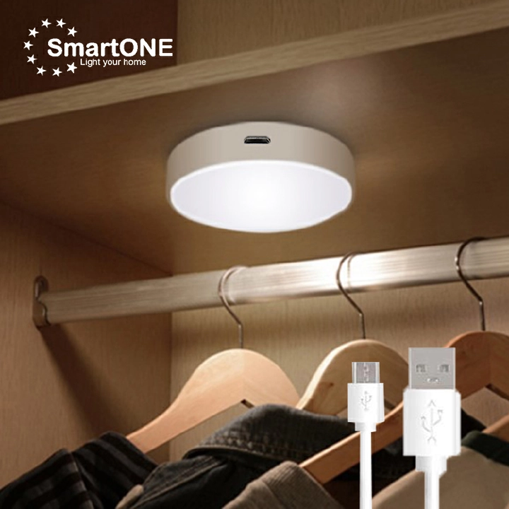Motion Sensor LED Night Light USB Rechargeable Under Cabinet  Kitchen & Dining room appliances Wall Lights