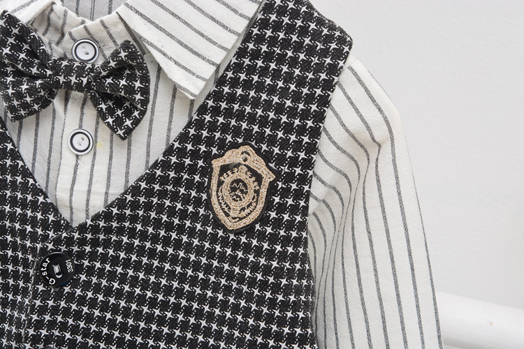 Children Kids Gentleman Clothing Suit Birthday Wedding Party Elegant Set Suits & Blazers