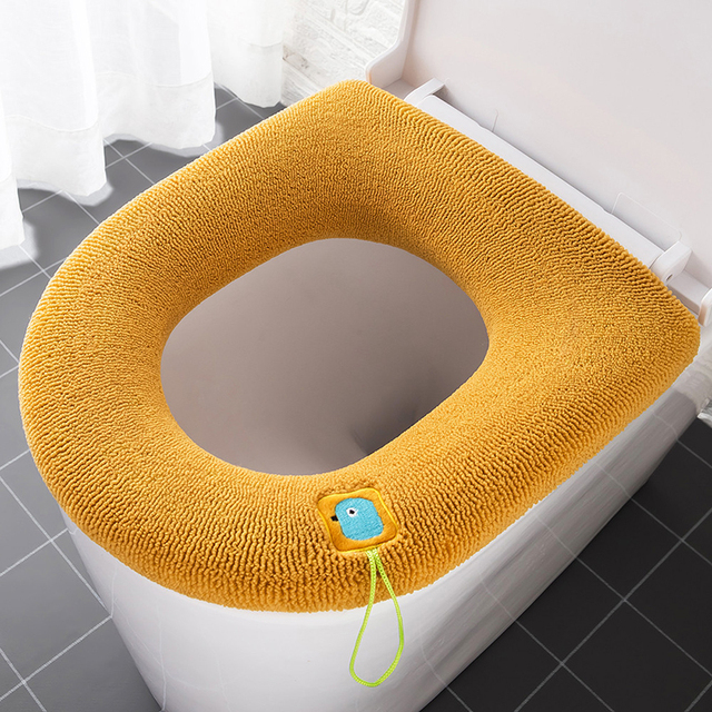 Winter Warm Toilet Seat Cover Closestool Mat Washable Nordic Toilet Seat Bathroom Products