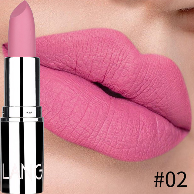 New Matte Lipstick Waterproof Velvet Lips Stick 8 Colors Sexy Non-stick Cup Lasting Makeup