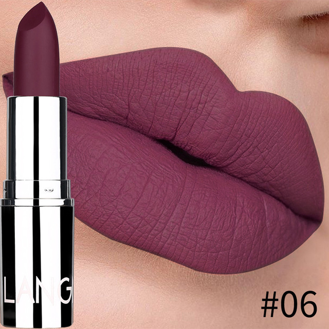 New Matte Lipstick Waterproof Velvet Lips Stick 8 Colors Sexy Non-stick Cup Lasting Makeup