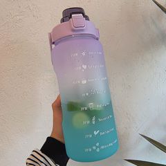 2L Large Capacity Outdoor Sports Water Bottle High Temperature Kitchen & Dining room appliances Water Bottles Blue one size