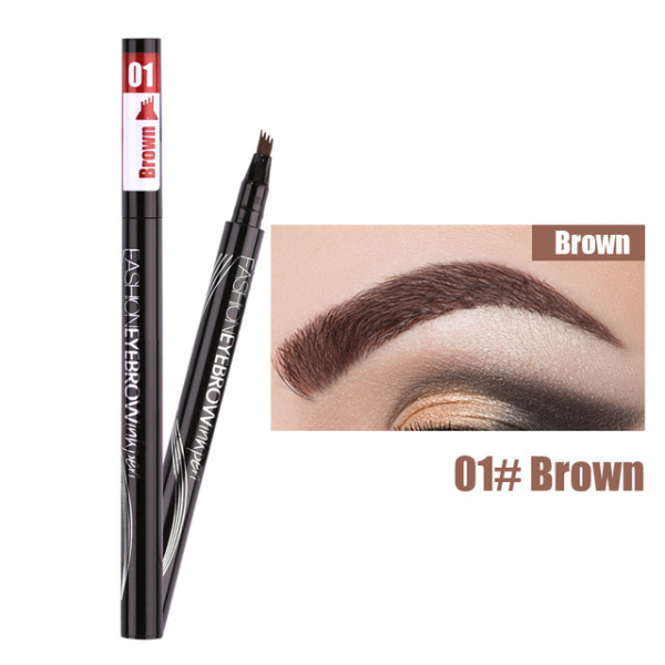 Dorpshipping Natural Eyebrow Pen Four-claw Eye Brow Tint Makeup three Colors Eyebrow Pencil Makeup