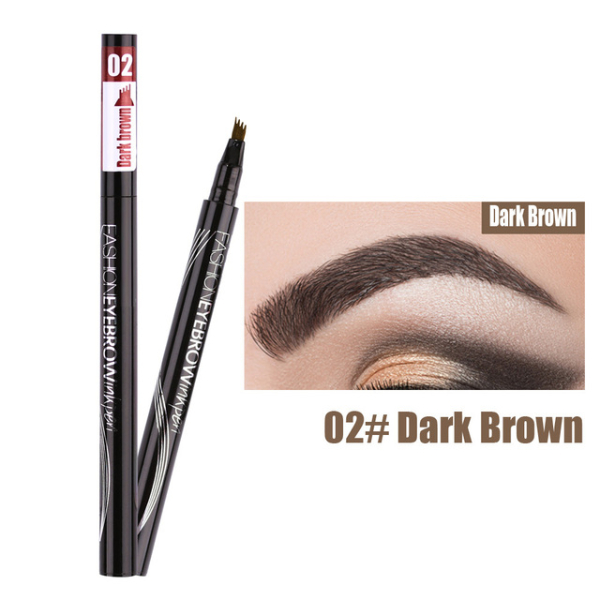 Dorpshipping Natural Eyebrow Pen Four-claw Eye Brow Tint Makeup three Colors Eyebrow Pencil Makeup