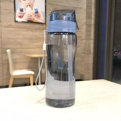 Kitchen & Dining room appliances 600ml Plastic Sports Water Bottle Cup Creative Portable Leak-proof Student one size Blue 21.5*7.3cm