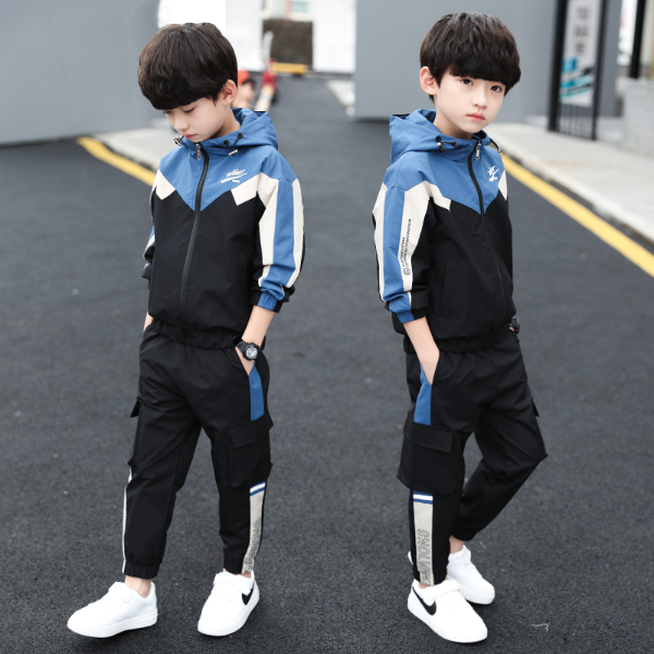 Boys Clothes Kids Tracksuit Spring And Autumn Jacket Pants 2Pcs/Set Suits &amp; Blazers