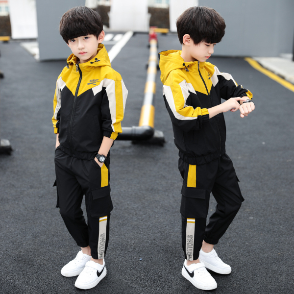 Boys Clothes Kids Tracksuit Spring And Autumn Jacket Pants 2Pcs/Set Suits &amp; Blazers