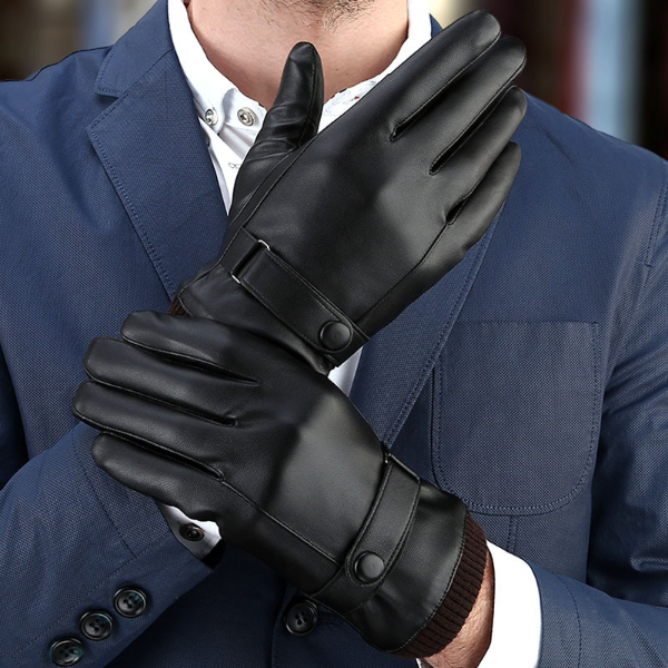 Men's Gloves Black Winter Mittens Keep Warm Touch Screen Windproof Driving  Gloves & Mittens