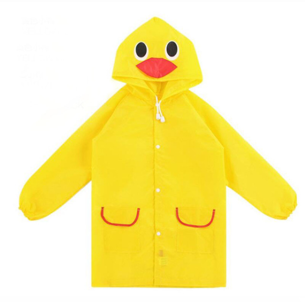 1PCS Children's Cartoon Raincoat Korean Children's Rain Gear Cute Baby Poncho Coats & Jackets
