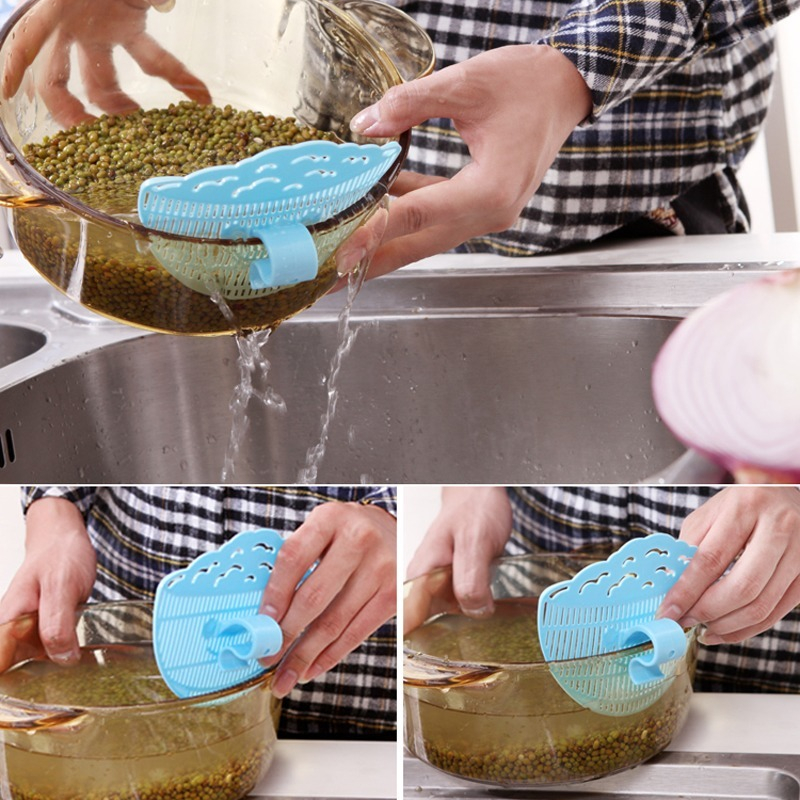 Smile Can Clip Type Cleaning Rice Washing Sieve Drainer Kitchen & Dining room appliances