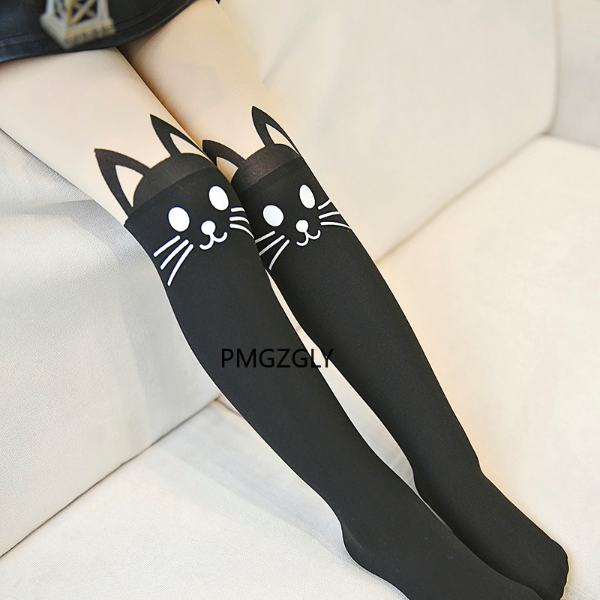 Girl Tights Baby Girls's Tights Fashionable False High Printed Cottons Pantyhose Socks