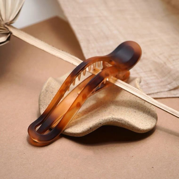 Simple Matte Frosted Hair Clip Women's Large Plate Hair Clip Acrylic Duckbill Clip Hair Clip Styling Tool