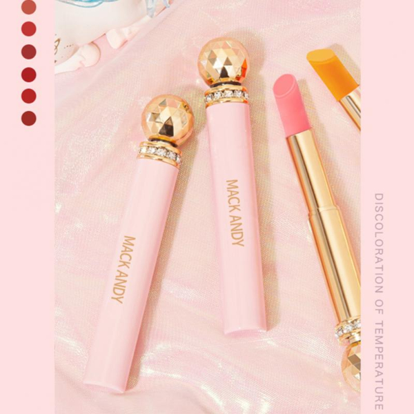 Girly Lip Gloss Temperature Change Color Lip Balm Moisturizing Anti-drying Nourishes Reduces Lip Lines Lipstick Skin Care