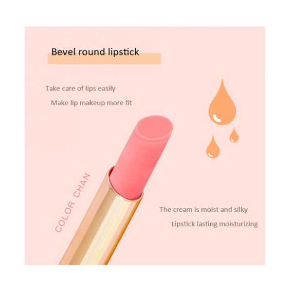 Girly Lip Gloss Temperature Change Color Lip Balm Moisturizing Anti-drying Nourishes Reduces Lip Lines Lipstick Skin Care