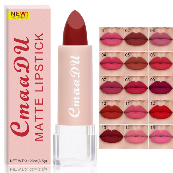 2022 New Sexy 15 Colors Lips Makeup Lipstick Lip Gloss Long Lasting Moisture Cosmetic Lipstick  Makeup