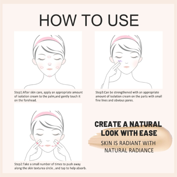 SPF 50+ Sunscreen CC+ Cream,Color Correcting Cream for Mature Skin Foundation Drop Shipping Skin Care