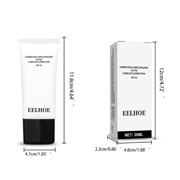 SPF 50+ Sunscreen CC+ Cream,Color Correcting Cream for Mature Skin Foundation Drop Shipping Skin Care