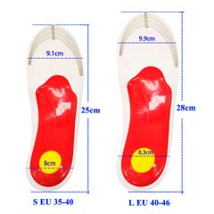New Arrival Hot sale Shoe Care & Accessories Arch Supports Orthotic Insole arch support Flatfoot Orthopedic Insoles for feet Ease Pressure Women Athletic black Comfortable and simp 35-40cm