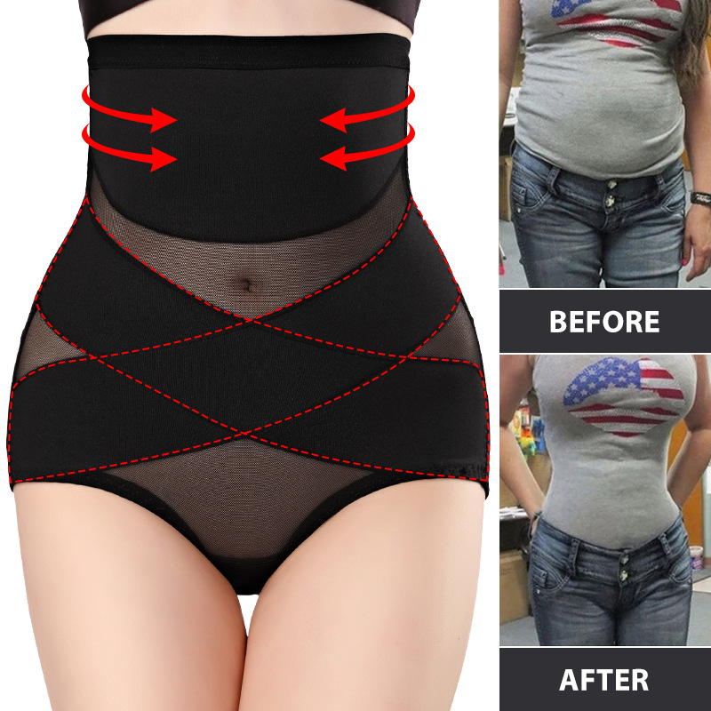 New Arrival Hot sale Women High Waist Trainer Body Shaper Panties Tummy Belly Control Body Slimming Control Shapewear Lingerie Ladies Elegant Premium Comfortable Premium