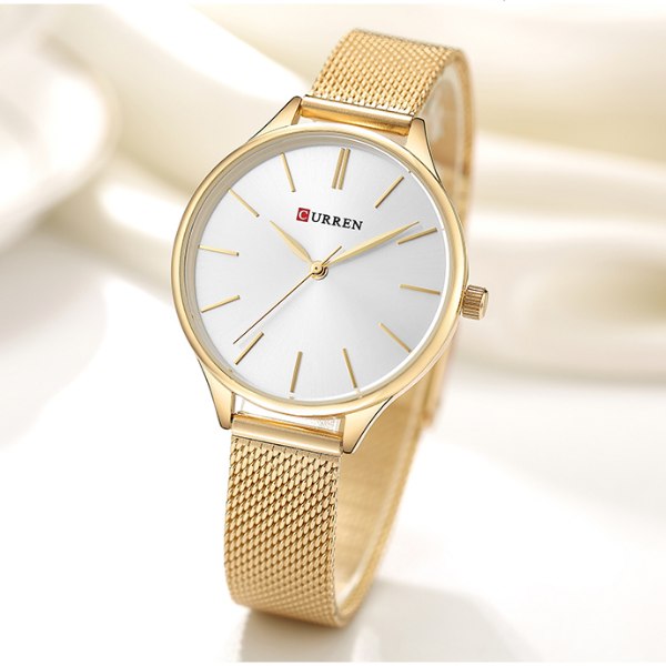 CURREN Hot Sale Watches Women brand Fashion Dress Ladies Bracelet Watch Rose Women Watches