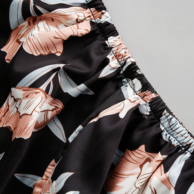 Women's pajam Winter Autumn Women Satin  Set Sexy Silk Pajamas Sleepwear Night Suits Sleepwear