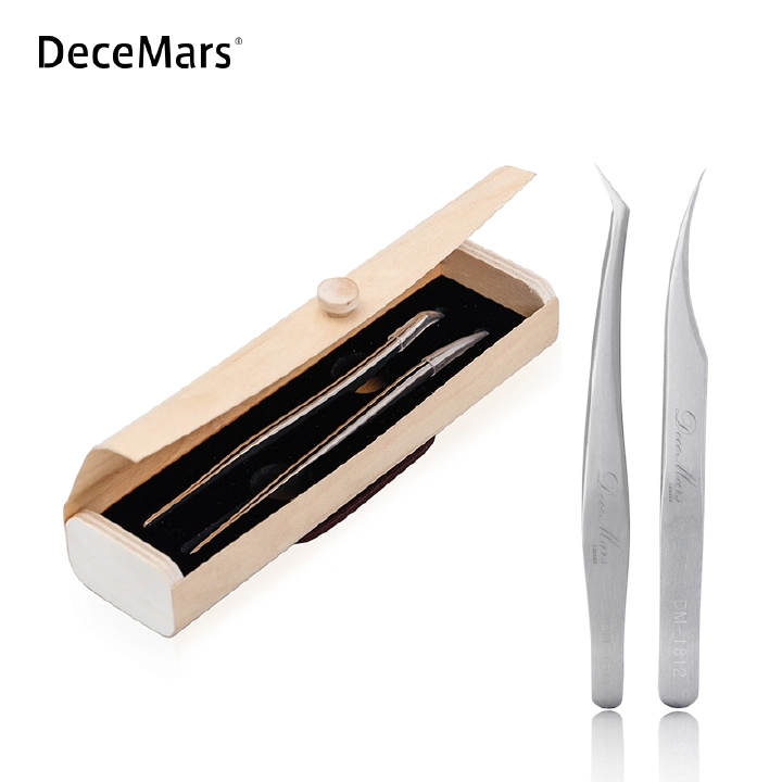 Straight And Curved Tip Tweezers For Eyelash Tattoos And Body Art