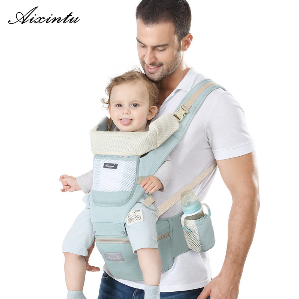 Ergonomic new born Baby Carrier Infant Kids Backpack Hipseat Sling Front Facing Kangaroo Baby Wrap  Activity & Gear