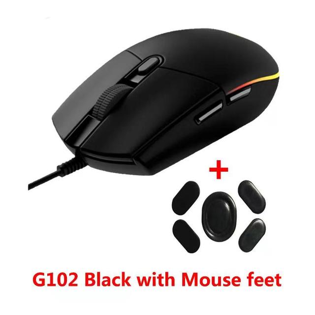 Original Logitech G102 Wired Gaming Mouse Backlit Mechanica Side Mouse,Mouse Pads & Wrist Rests