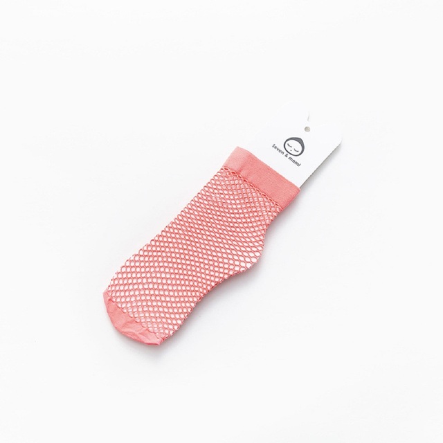 Newborn Baby Girls Ankle High Socks Lovely Mesh Hollow Princess Fishnet Socks