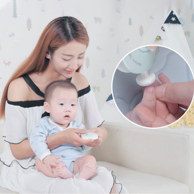 New Baby Electric Nail Trimmer Kid Nail Polisher Tool Baby Care Kit Manicure Baby Care