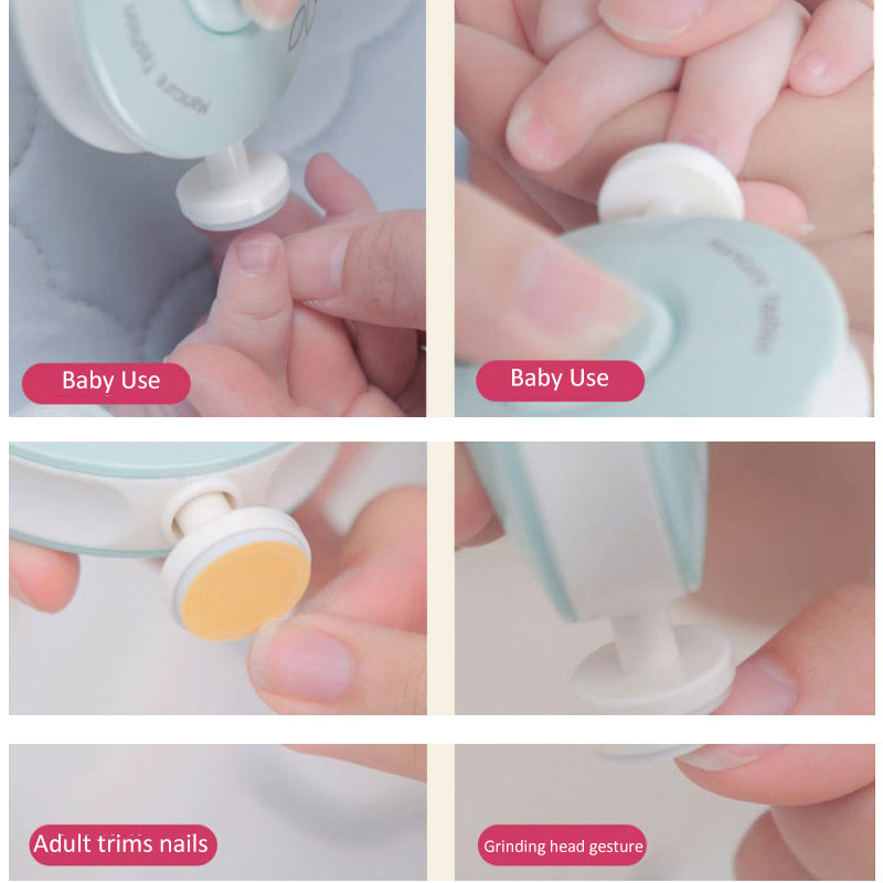 New Baby Electric Nail Trimmer Kid Nail Polisher Tool Baby Care Kit Manicure Baby Care