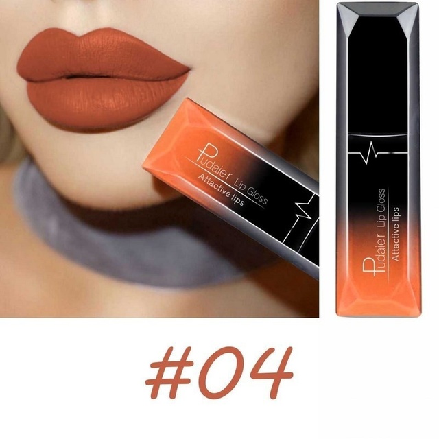 Waterproof Nude Matte Velvet Glossy Lip Gloss Lipstick Lip Balm Sexy Red Lip Makeup