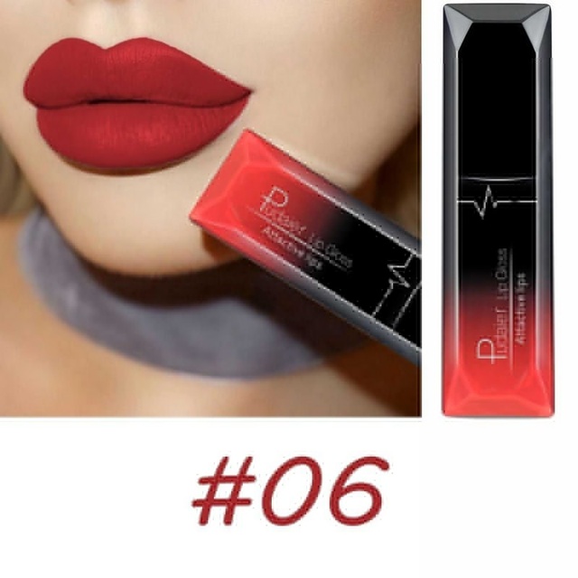 Waterproof Nude Matte Velvet Glossy Lip Gloss Lipstick Lip Balm Sexy Red Lip Makeup