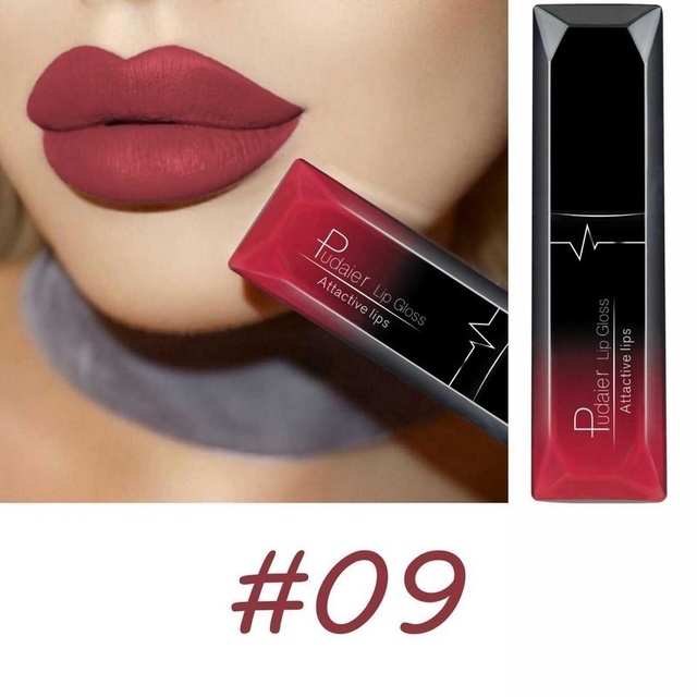 Waterproof Nude Matte Velvet Glossy Lip Gloss Lipstick Lip Balm Sexy Red Lip Makeup