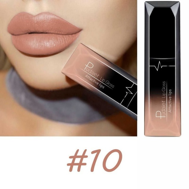 Waterproof Nude Matte Velvet Glossy Lip Gloss Lipstick Lip Balm Sexy Red Lip Makeup